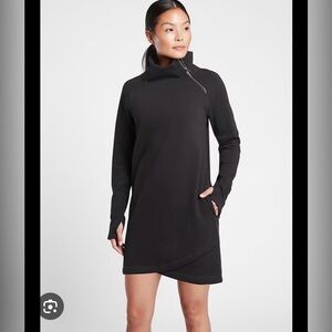 Cozy sweatshirt dress